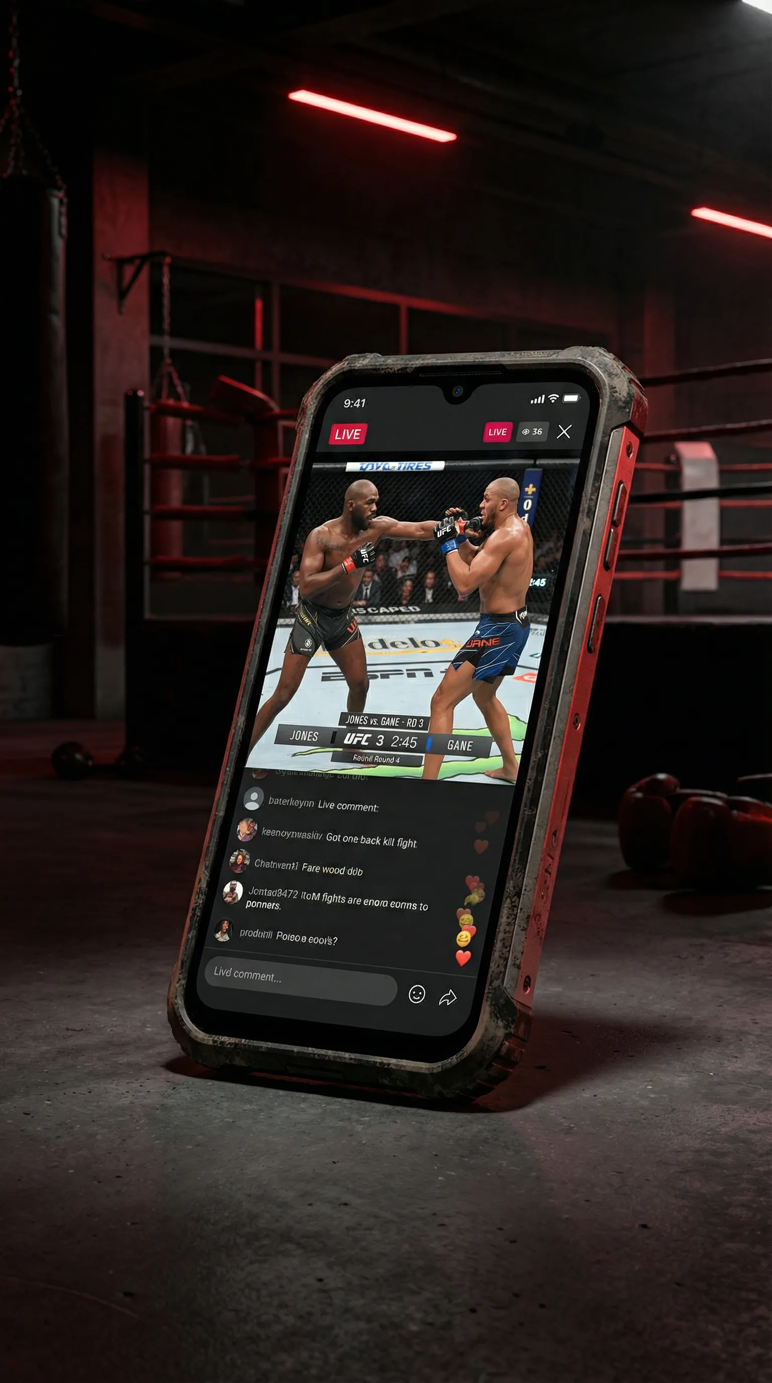 橘右京新皮肤 移动端APP格斗直播界面